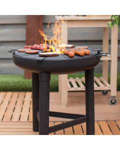 Barbecue Pallas avec plancha en fonte - noir Moderne - Redfire